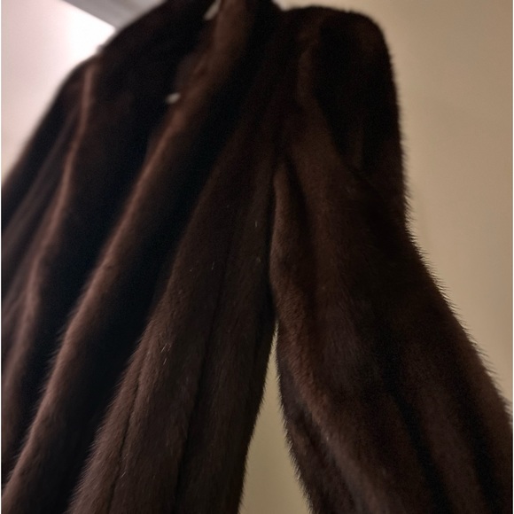 Women’s full length vintage mink coat (Mr. J.) - Picture 4 of 7